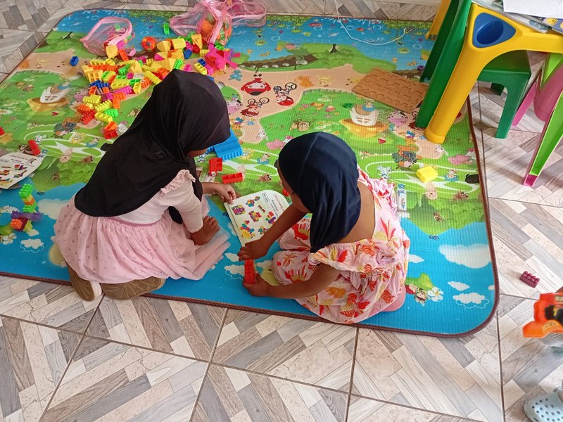 Girls at the daycare, January 2026